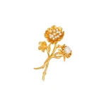 Oscar de la Renta Pearl Bouquet Brooch
