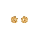 Oscar de la Renta Rhinestone Nest Earrings