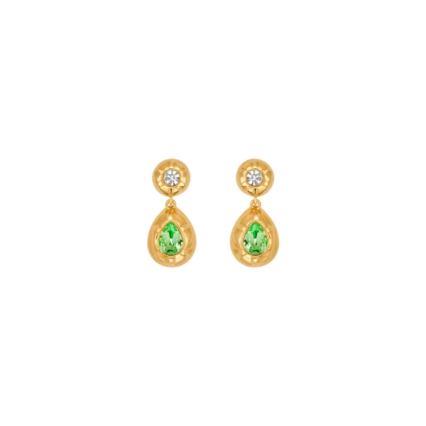 Oscar de la Renta Scramble Drop Earrings in Peridot