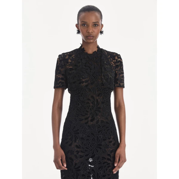 Oscar de la Renta Short Sleeve Cape, view 2