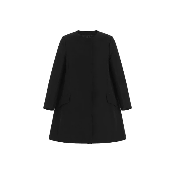 Silk Faille Short Coat