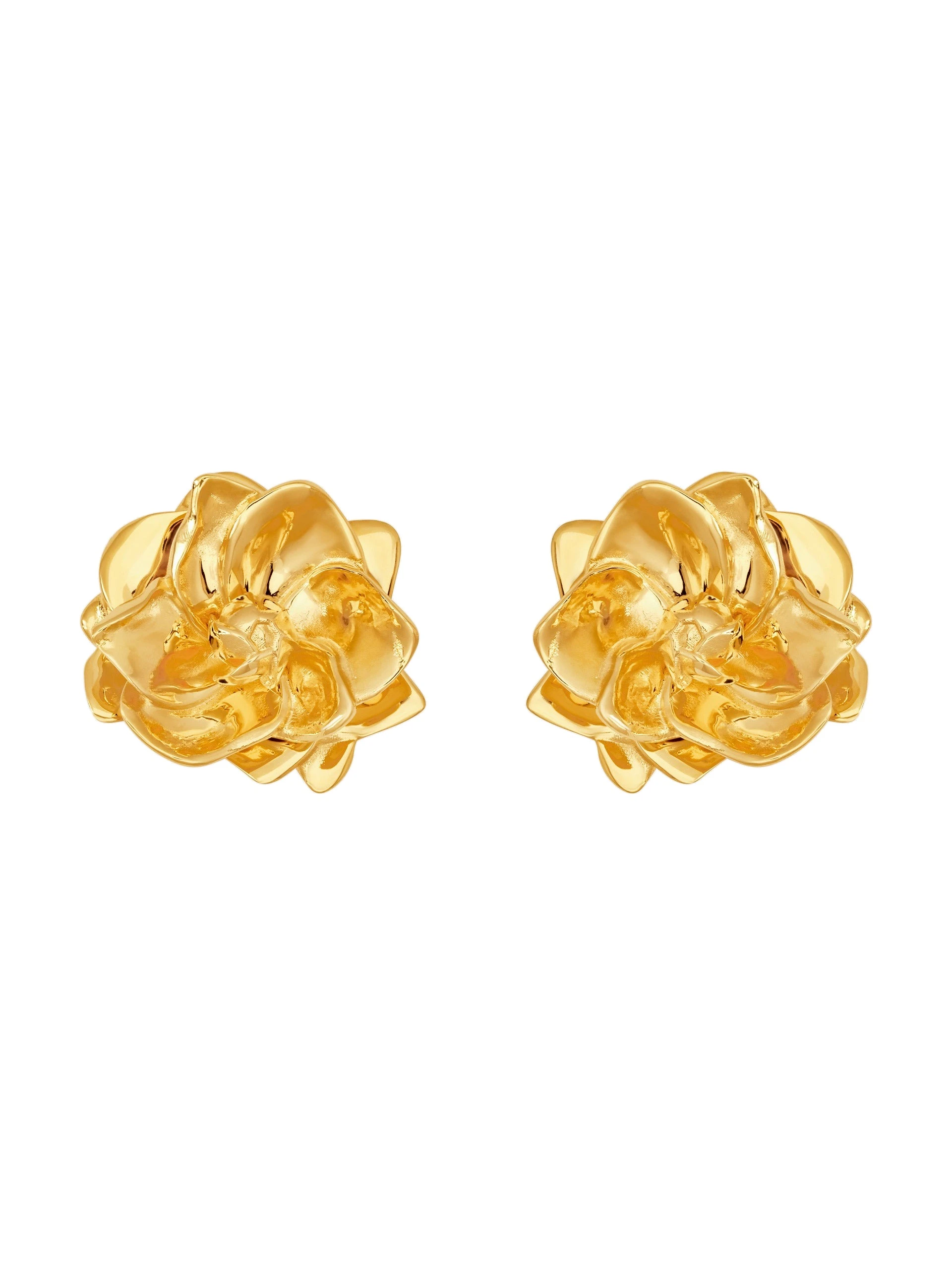 Oscar de la Renta Small Lily Flower Earrings | Jewelry | Luxury Shoes Oscar de la Renta Small Lily Flower Earrings