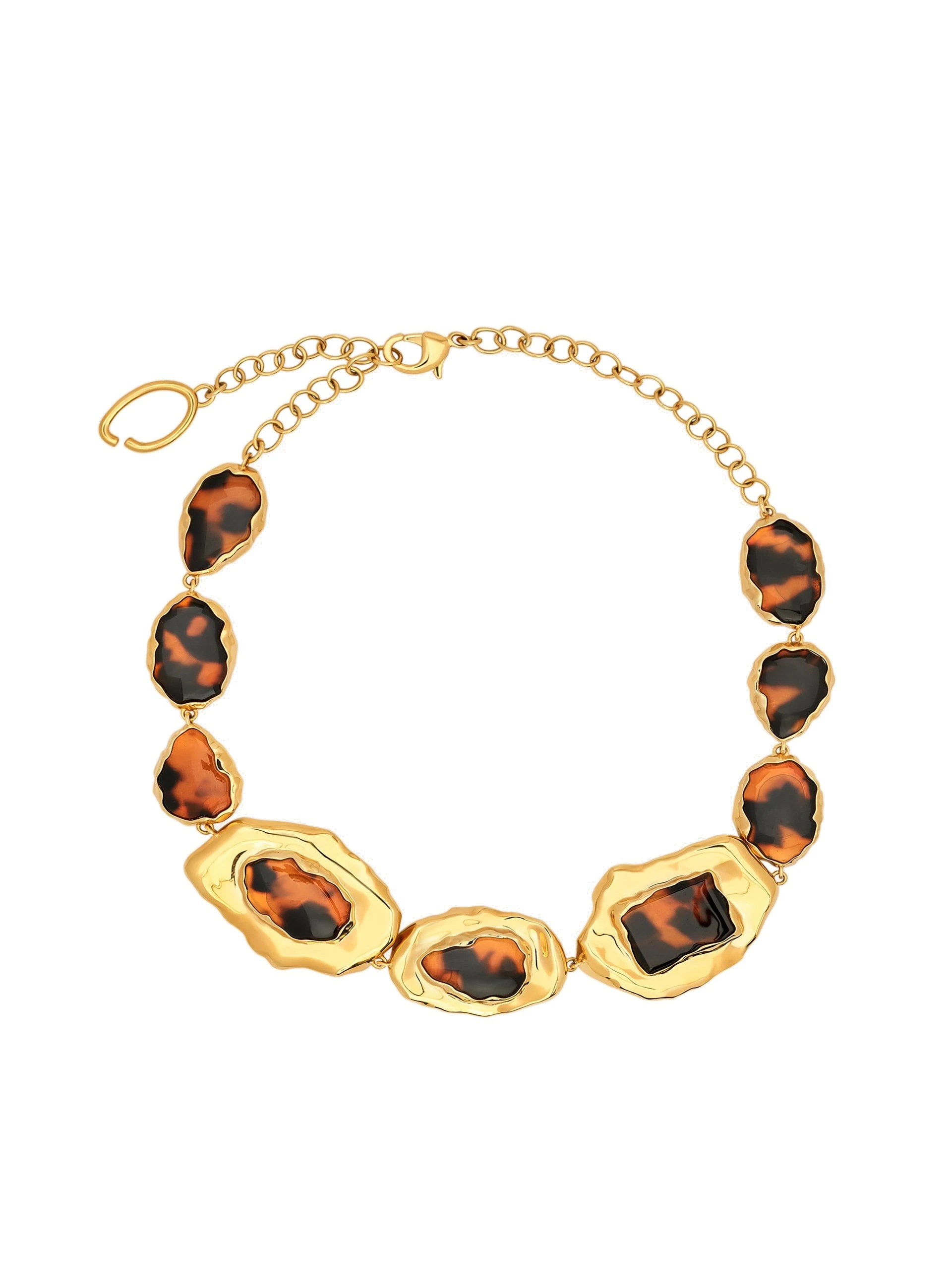 Oscar de la Renta Tortoise Stone Collar Necklace | Jewelry | Luxury Shoes Oscar de la Renta Tortoise Stone Collar Necklace