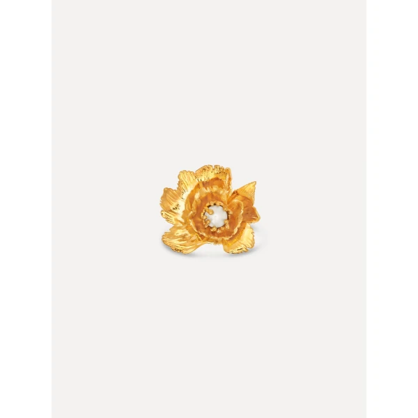 Oscar de la Renta Wild Rose Pearl Ring, view 2