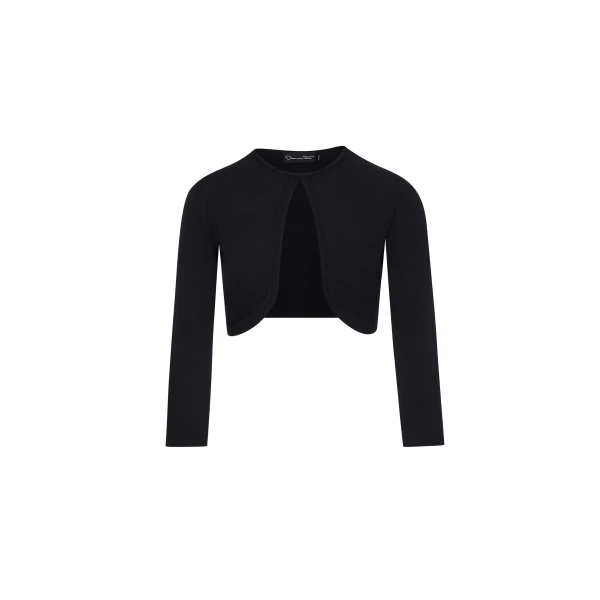 Wool-Blend Bolero in Navy