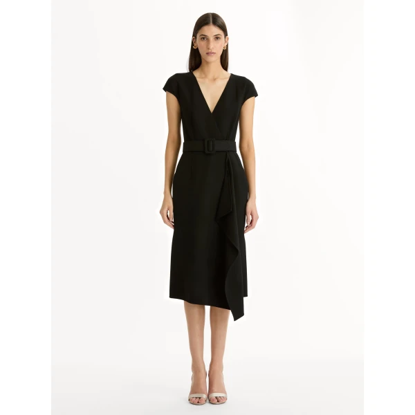 Oscar de la Renta Wool-Blend Pencil Dress, view 2