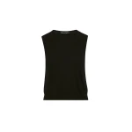 Oscar de la Renta Wool-Blend Tank in Black