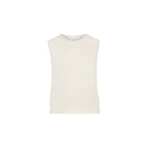Oscar de la Renta Wool-Blend Tank in Ivory