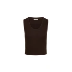 Oscar de la Renta Wool Twin Set Tank