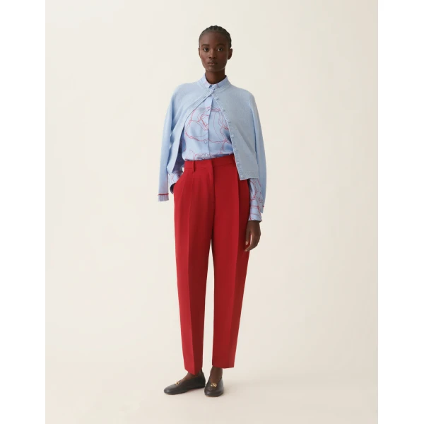 Fabiana Filippi Cady Trousers in Red