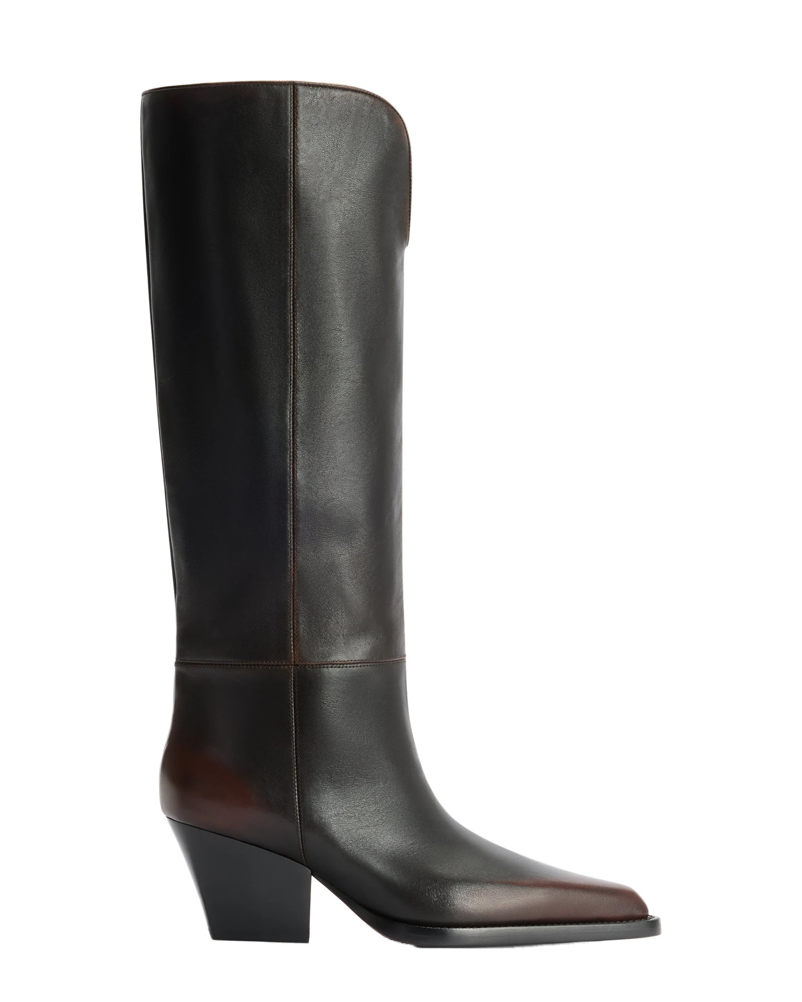Paris Texas Jane 60 Boots in Rouge Noir Vintage-Effect Leather Paris Texas Jane 60 Boots in Rouge Noir Vintage-Effect Leather | Luxury Shoes