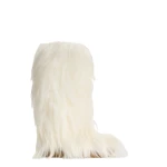 Paris Texas Napa 20 Furry Boots in Ivory Kidassia Fur | Luxury Shoes 