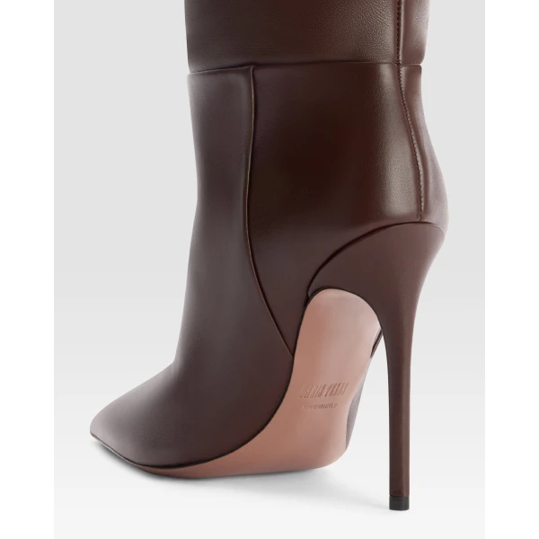 Paris Texas Vera 105 Over-the-Knee Boots in Cioccolato Leather | Boots | Luxury Shoes 