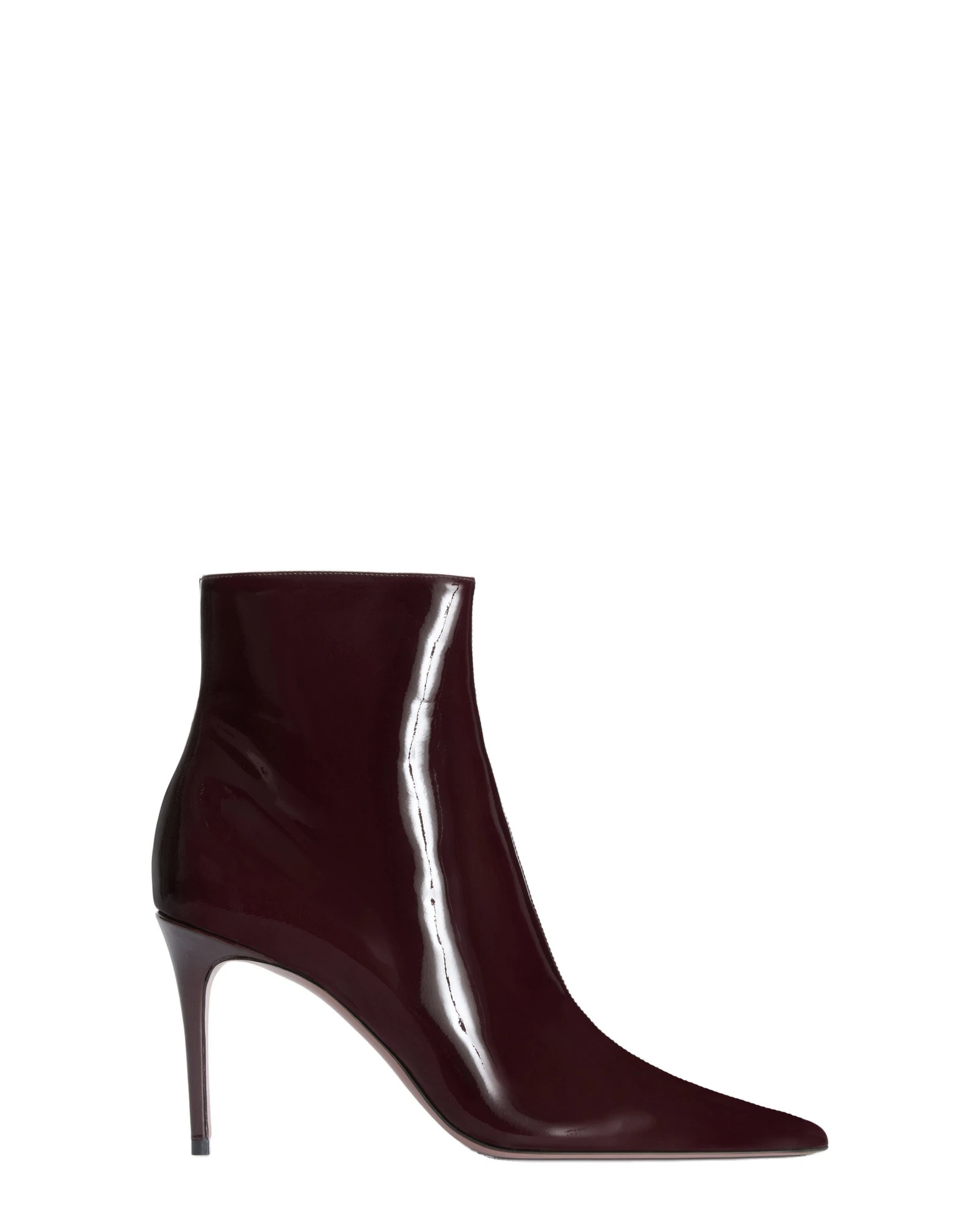 Paris Texas Vera 85 Ankle Boots in Dark Rouge Noir Patent Leather Paris Texas Vera 85 Ankle Boots in Dark Rouge Noir Patent Leather | Luxury Shoes