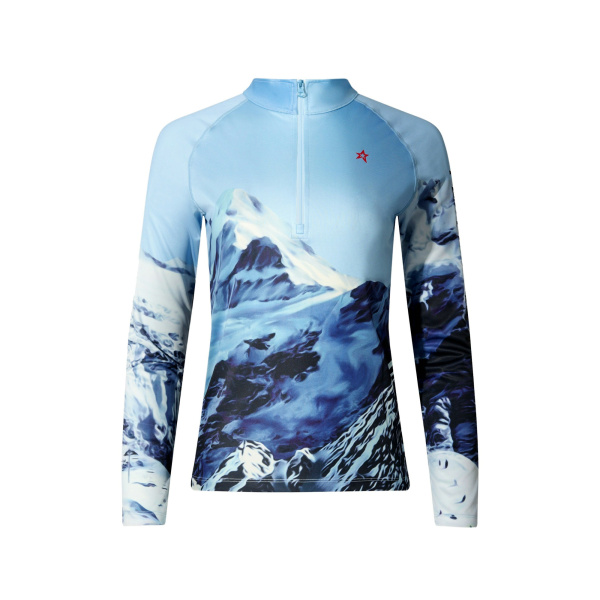 Perfect Moment 1/4 Zip Base Layer Top in Landscape | Long Sleeve | Luxury Shoes 