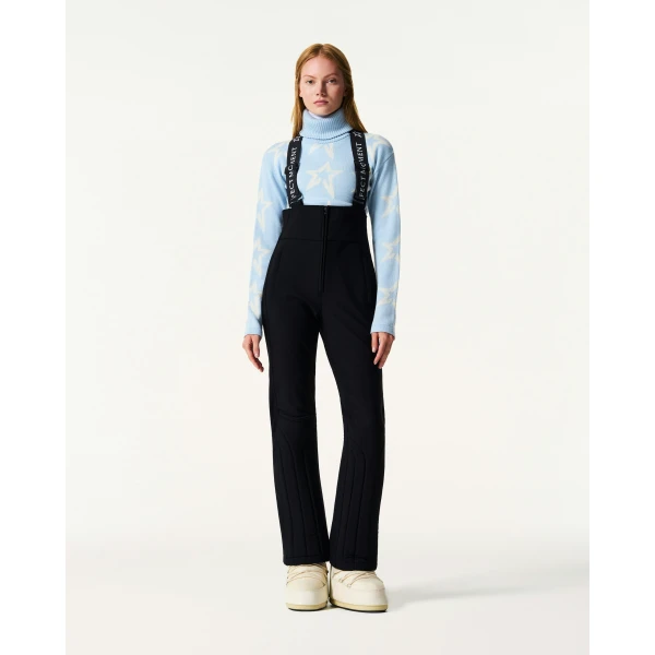Perfect Moment 80s Slalom Bib Ski Pant in Black, view 2 | Pants | Luxury Shoes 