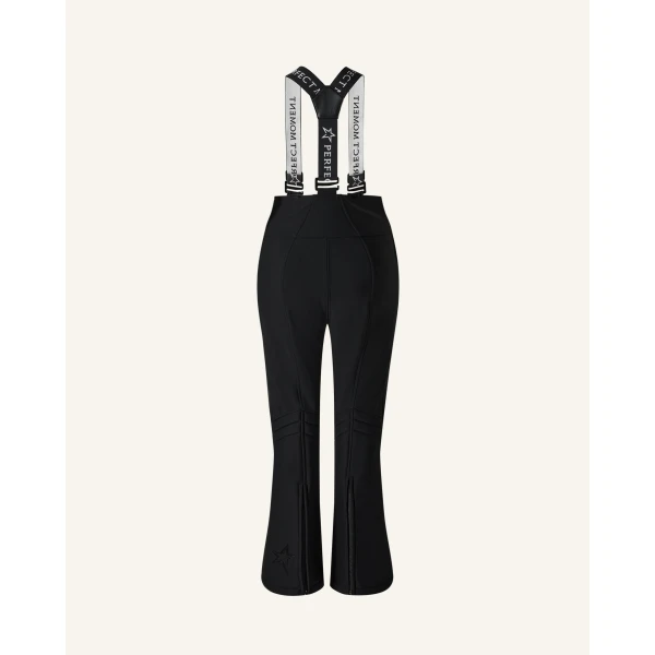 Perfect Moment 80s Slalom Bib Ski Pant in Black, view 6 | Pants | Luxury Shoes 