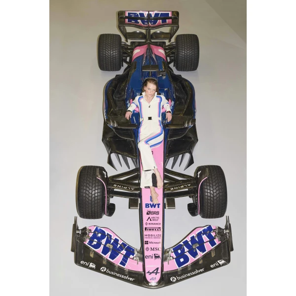 Perfect Moment Alpine Race Track Ski Suit in Snow White, view 3 | Jumpsuit | Luxury Shoes 