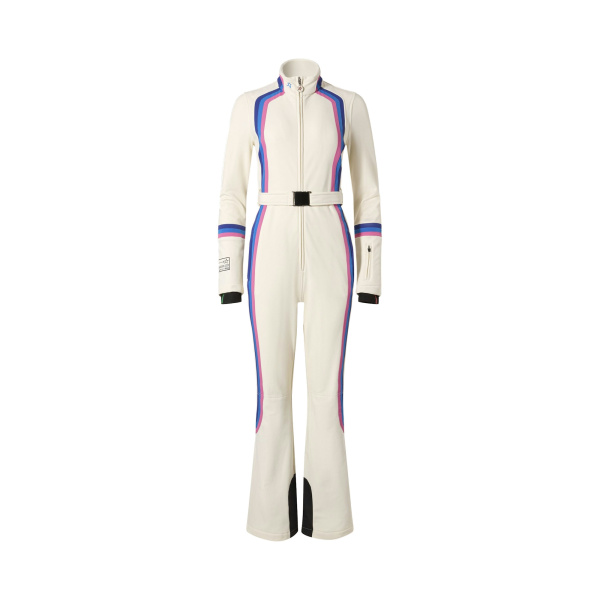 Perfect Moment Alpine Race Track Ski Suit in Snow White | Jumpsuit | Luxury Shoes 