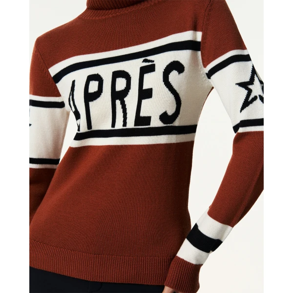 Perfect Moment Apres Schild Merino Wool Sweater in Autumn, view 4 | Sweaters | Luxury Shoes 