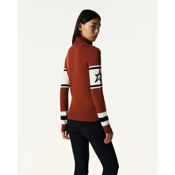 Perfect Moment Apres Schild Merino Wool Sweater in Autumn, view 5 | Sweaters | Luxury Shoes 