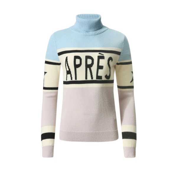 Perfect Moment Apres Schild Merino Wool Sweater in Cloud Blue | Sweaters | Luxury Shoes 