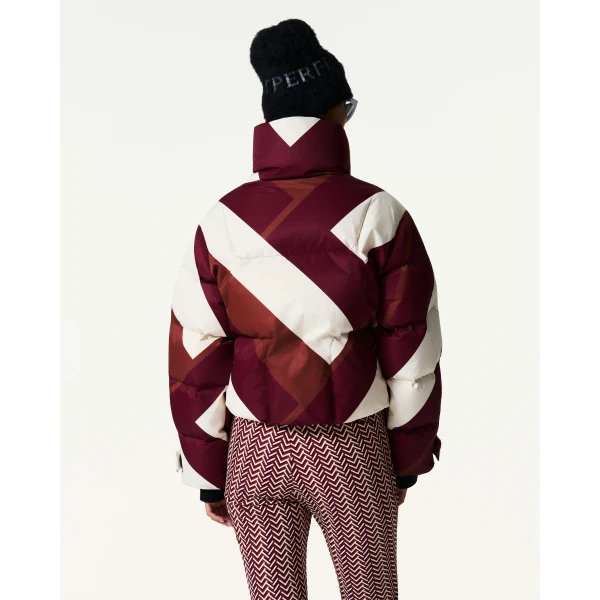Perfect Moment Astralis Down Ski Jacket in Wine, view 4 | Jackets | Luxury Shoes 