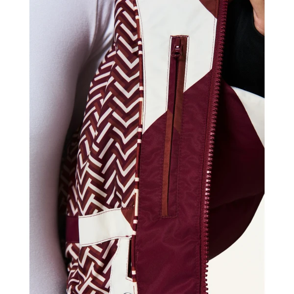 Perfect Moment Astralis Down Ski Jacket in Wine, view 6 | Jackets | Luxury Shoes 