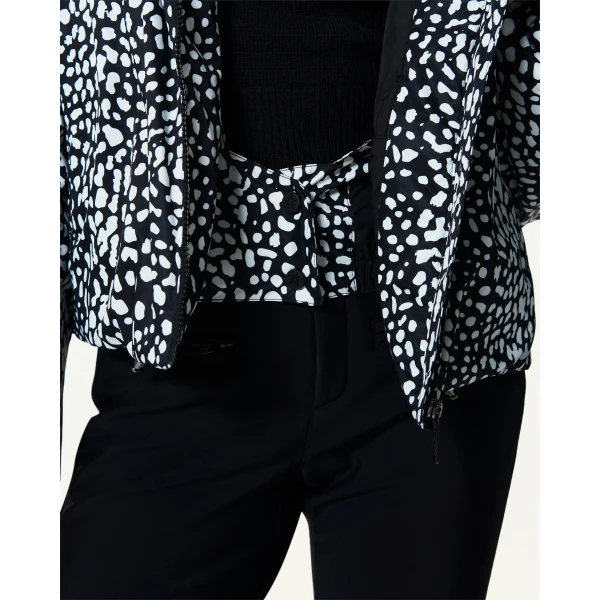 Perfect Moment Bubble Down Puffer Jacket in Snow Leopard, view 5 | Jackets | Luxury Shoes 