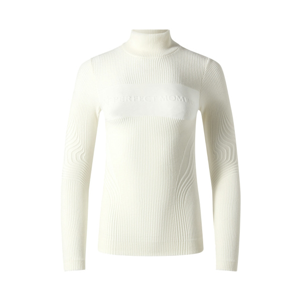 Perfect Moment Chalet Base Layer Top in Snow White | Long Sleeve | Luxury Shoes 