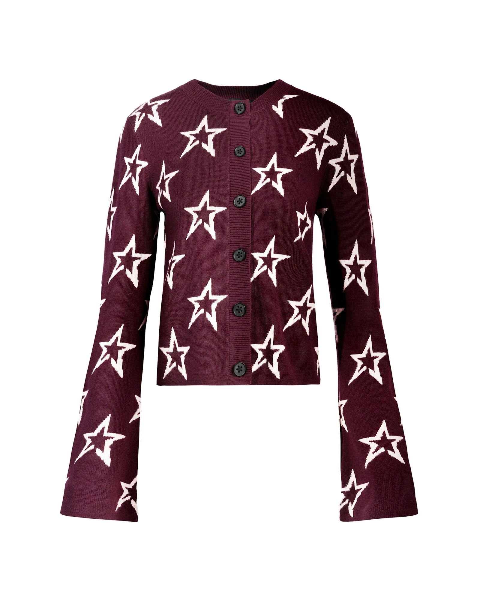 Perfect Moment Chalet Merino Wool Cardigan in Burgundy 2189 Perfect Moment Chalet Merino Wool Cardigan in Burgundy 2189 | Cardigan | Luxury Shoes