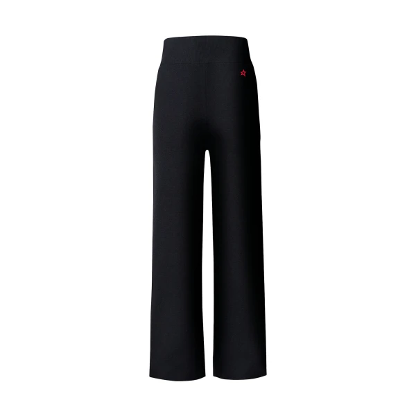 Perfect Moment Chalet Merino Wool Knitted Pant in Black | Pants | Luxury Shoes 