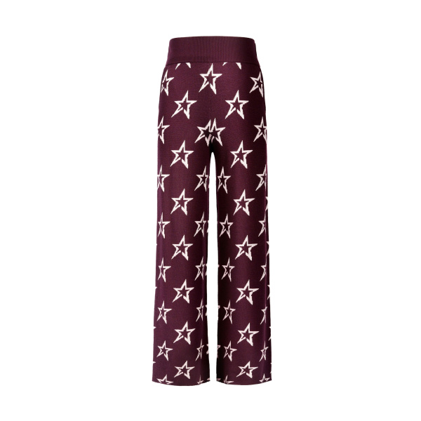 Perfect Moment Chalet Merino Wool Knitted Pant in Burgundy 2235 | Pants | Luxury Shoes 
