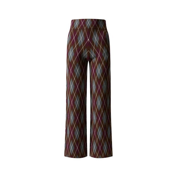 Perfect Moment Chalet Merino Wool Knitted Pant in Burgundy | Pants | Luxury Shoes 