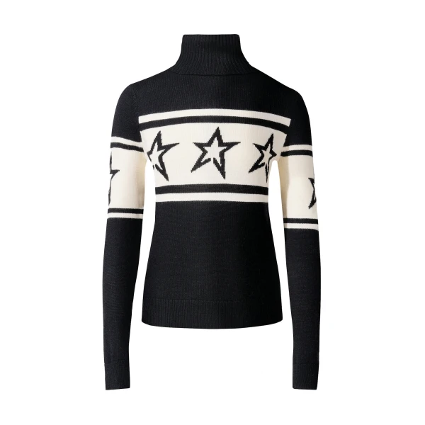 Perfect Moment Chopper Merino Wool Sweater in Black | Sweaters | Luxury Shoes 