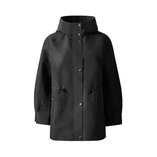 Perfect Moment Drawstring Windbreaker Jacket in Black | Jackets | Luxury Shoes 