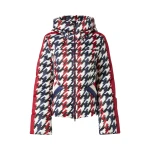 Perfect Moment Duvet Down Ski Jacket in Houndstooth | Jackets | Luxury Shoes 