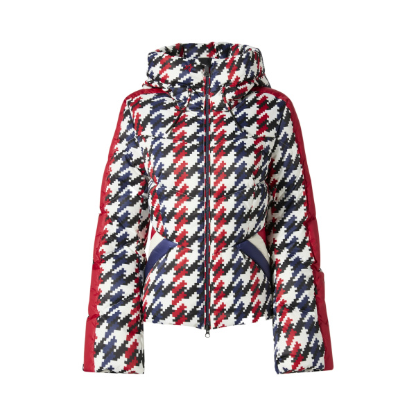 Perfect Moment Duvet Down Ski Jacket in Houndstooth | Jackets | Luxury Shoes 