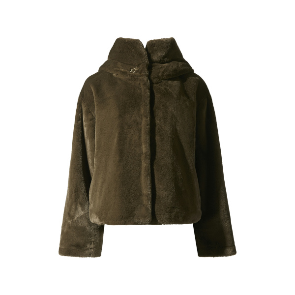 Perfect Moment Faux Fur Hoodie in Brown | Jackets | Luxury Shoes 