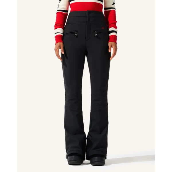 Perfect Moment High-Waist Aurora Flare Ski Pant in Black 2192, view 3 | Pants | Luxury Shoes 