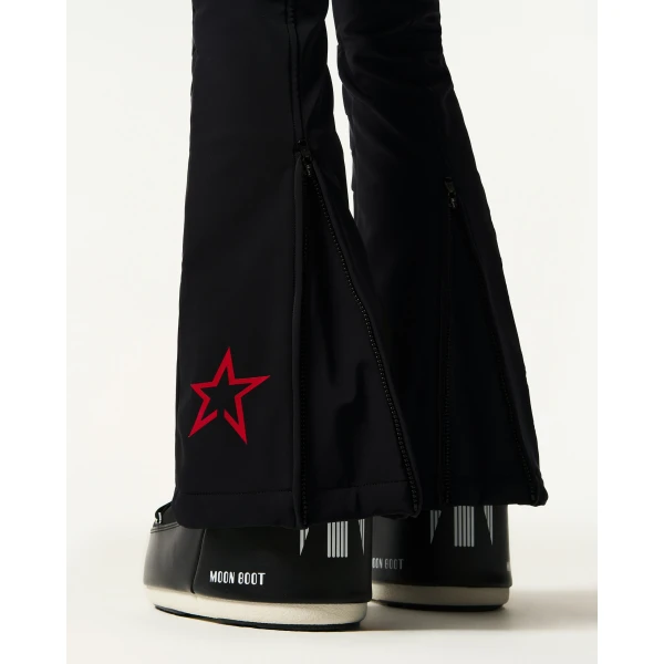 Perfect Moment High-Waist Aurora Flare Ski Pant in Black, view 5 | Pants | Luxury Shoes 