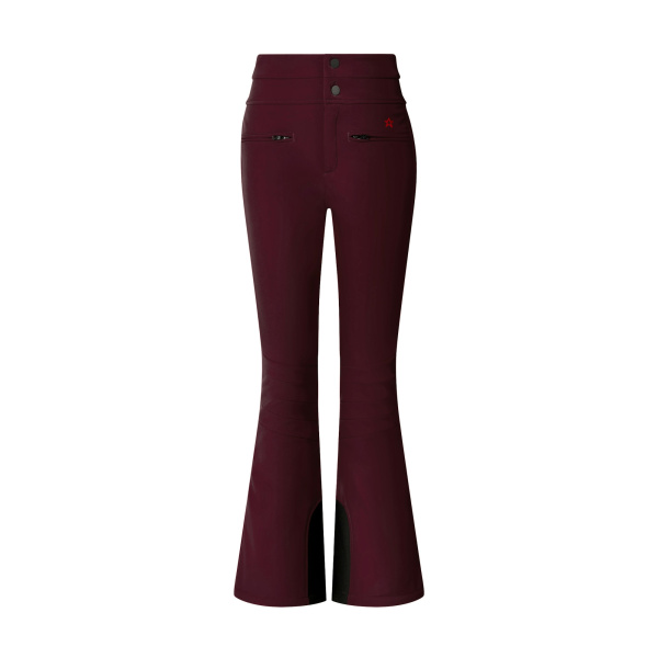 Perfect Moment High-Waist Aurora Flare Ski Pant in Burgundy | Pants | Luxury Shoes 