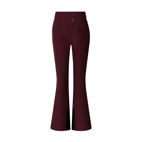 Perfect Moment High-Waist Aurora Flare Ski Pant in Burgundy | Pants | Luxury Shoes 