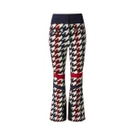 Perfect Moment High-Waist Aurora Flare Ski Pant in Houndstooth Perfect Moment High-Waist Aurora Flare Ski Pant in Houndstooth | Pants | Luxury Shoes