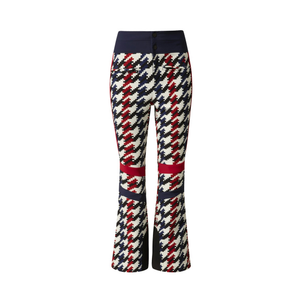 Perfect Moment High-Waist Aurora Flare Ski Pant in Houndstooth | Pants | Luxury Shoes 