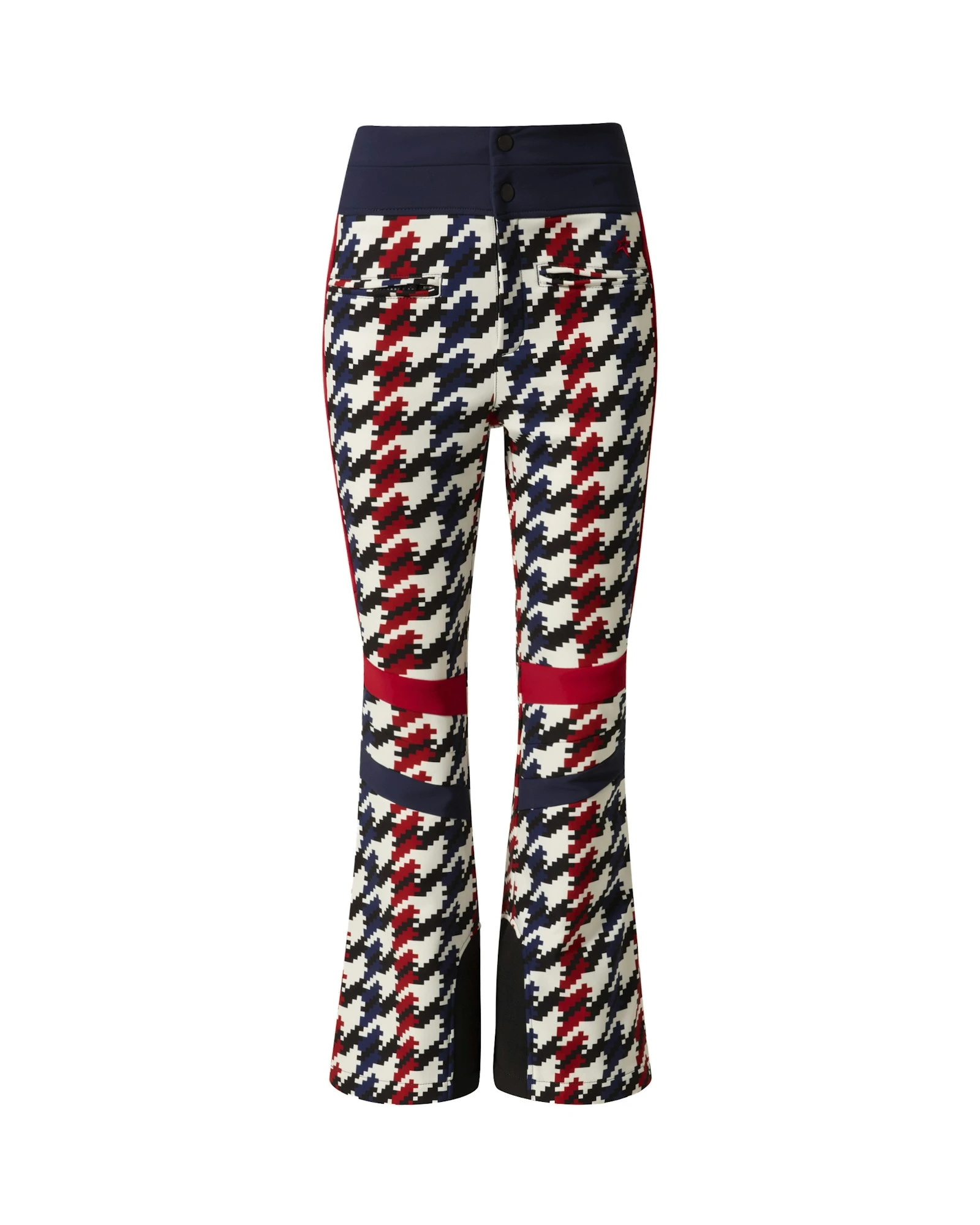 Perfect Moment High-Waist Aurora Flare Ski Pant in Houndstooth Perfect Moment High-Waist Aurora Flare Ski Pant in Houndstooth | Pants | Luxury Shoes