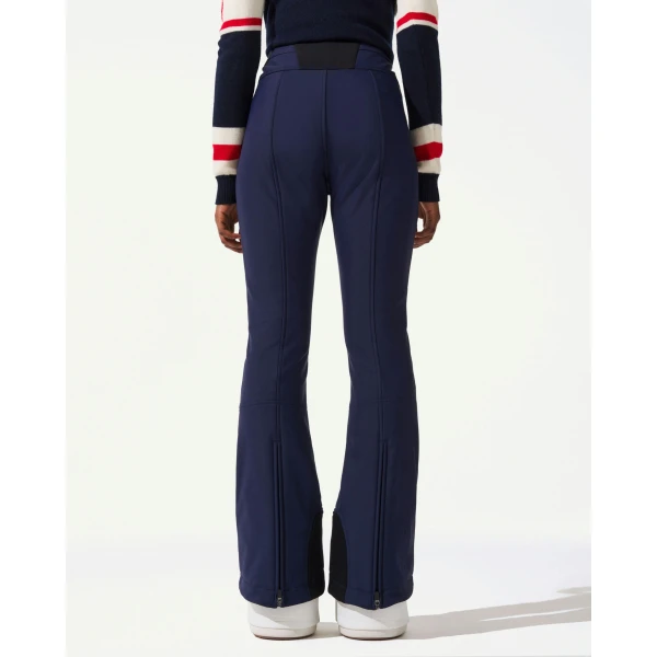 Perfect Moment High-Waist Aurora Flare Ski Pant in Navy 2191, view 4 | Pants | Luxury Shoes 