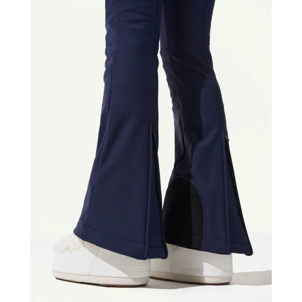 Perfect Moment High-Waist Aurora Flare Ski Pant in Navy 2191, view 6 | Pants | Luxury Shoes 
