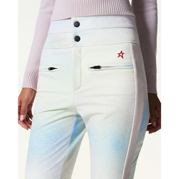Perfect Moment High-Waist Aurora Flare Ski Pant in Pastel Rainbow, view 5 | Pants | Luxury Shoes 