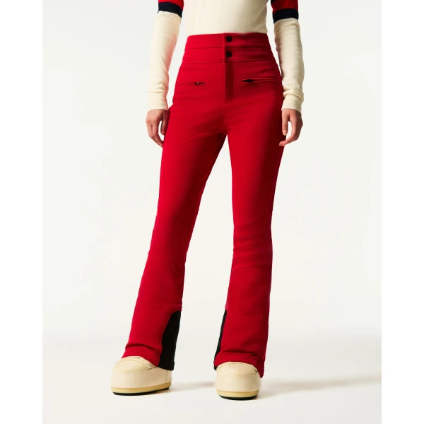 Perfect Moment High-Waist Aurora Flare Ski Pant in Red, view 3 | Pants | Luxury Shoes 
